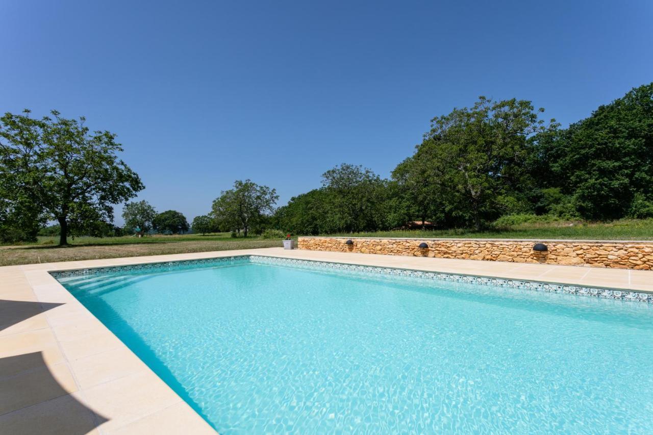 Luxury 3 Bed Home With Heated Swimming Pool Air Con And Boules Pitch Salignac-Eyvigues Exterior foto